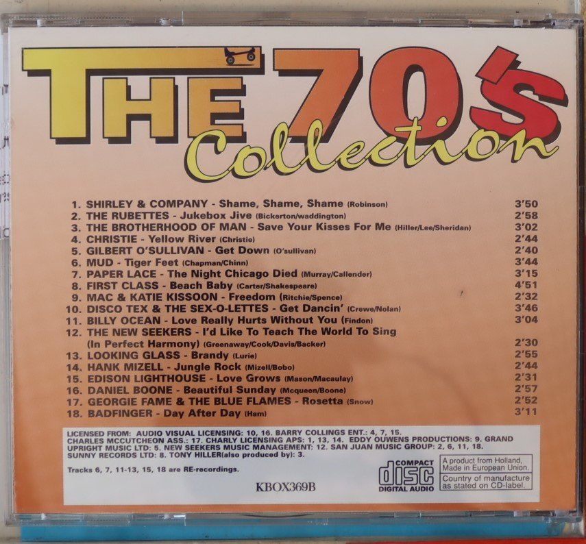 CD: The 70`S Collection - Cd 2 – Usato da Luzern venduto da CONTENTI 2