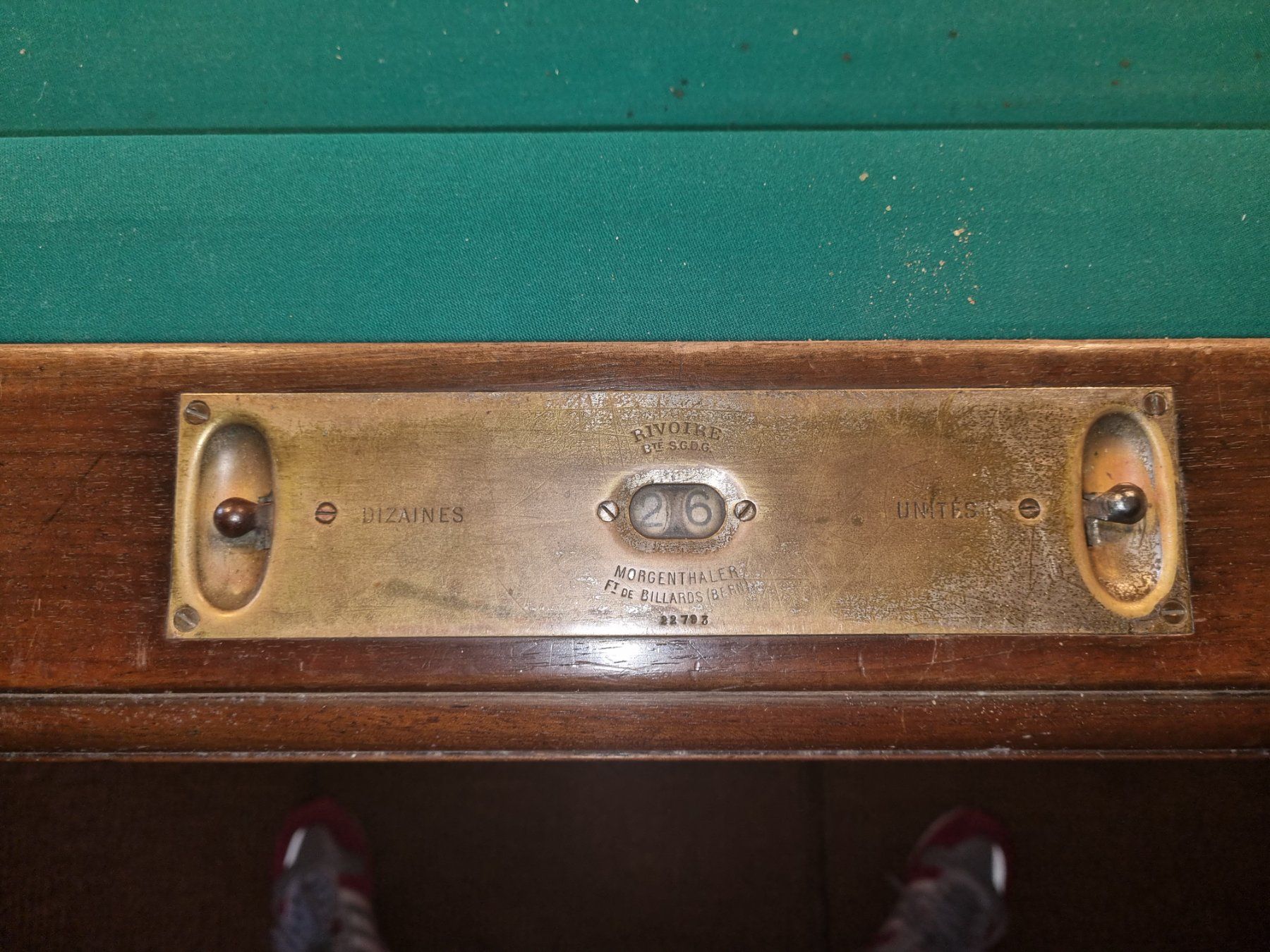 Billiardtische: Billard français Morgenthaler 1/3 match – Gebraucht aus Monts-de-Corsier von pre_wr9v 5