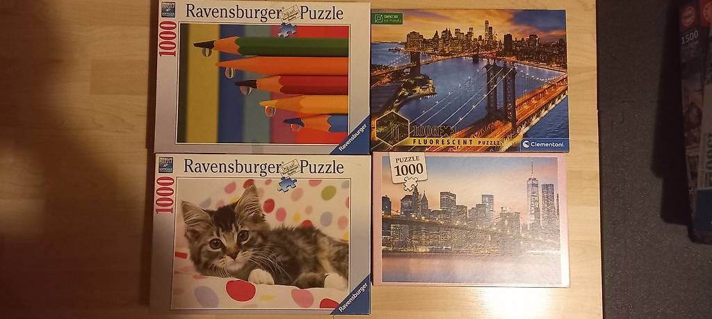 Puzzle: 8 Puzzles 1000 pièces, complets – Usato da Montricher venduto da Babou72 3