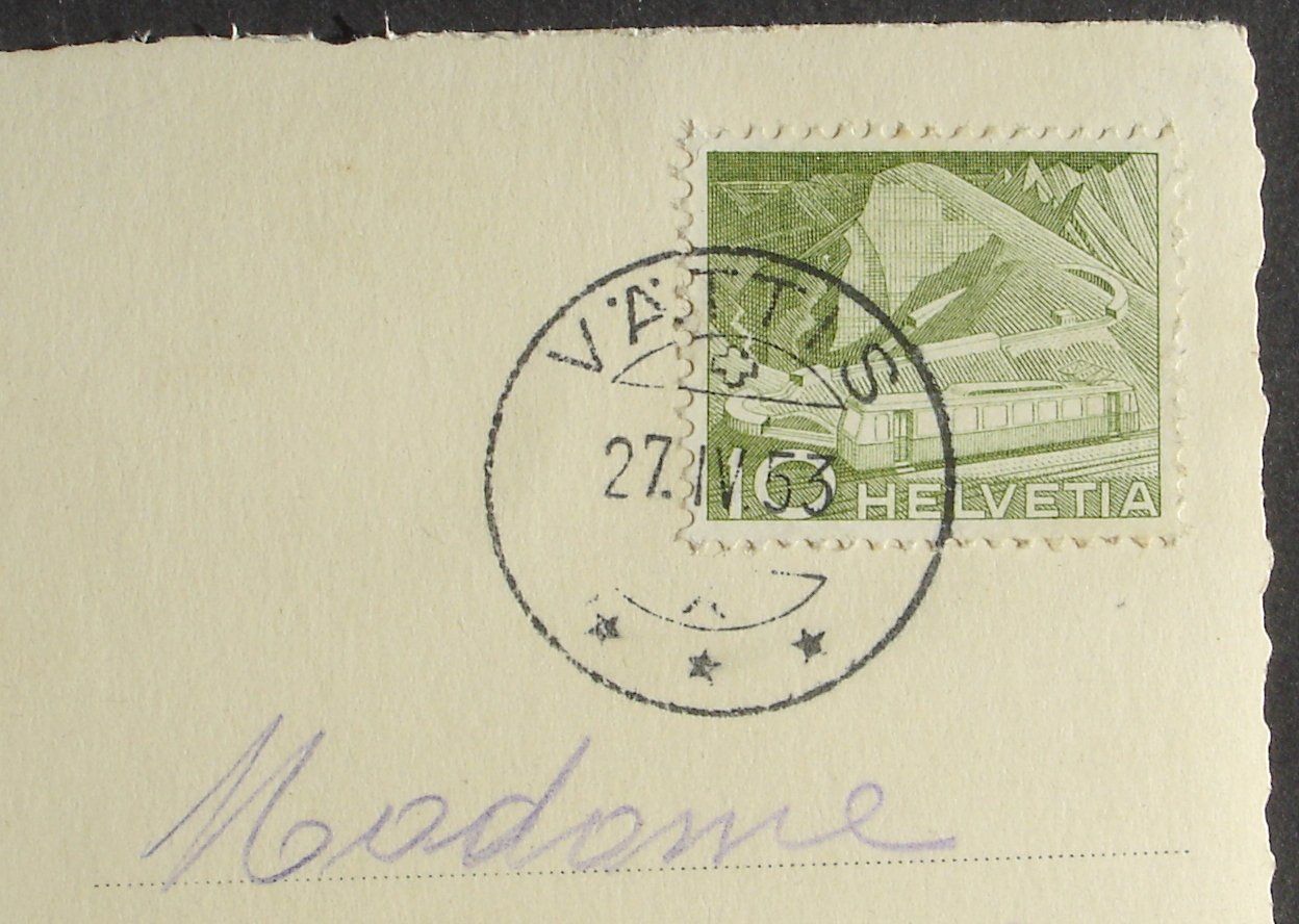 Cartoline postali: VÄTTIS mit Sardona – Usato da Jona venduto da philajona 1