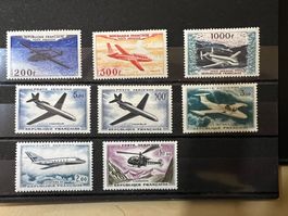 () 8 Poste Aérienne Prototypes Neufs* 1954-1965