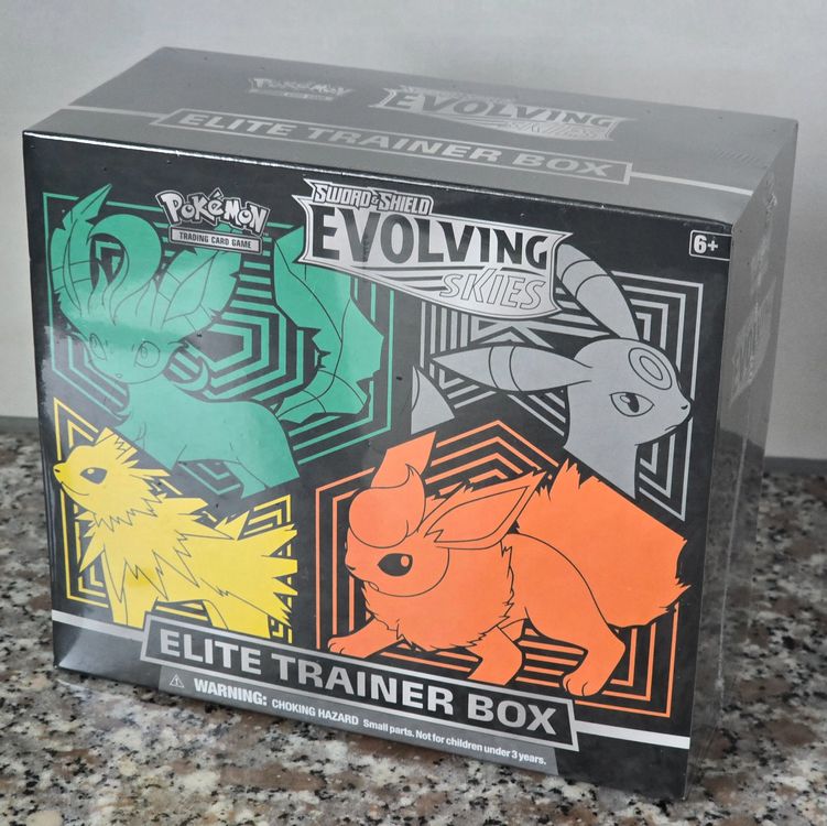 Pokemon Evolving Skies ETB, Elite Trainer Box 》Englisch (Neu und ...