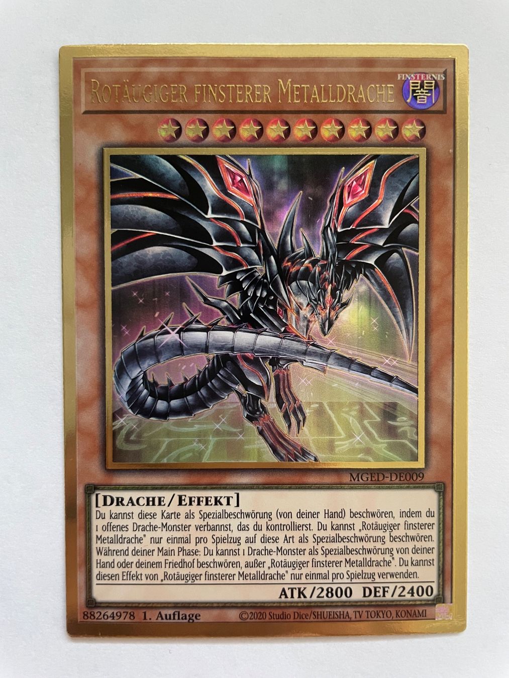 Yugioh Carte collezionabili: Gold | Rotäugiger finsterer Metalldrache Gold – Usato da Altstätten SG venduto da ChangeMaker
