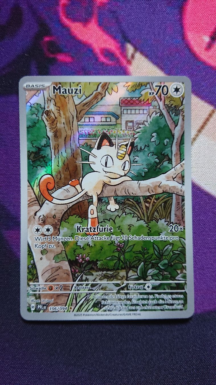 Pokémon Sammelbilder & Trading cards: Mauzi PFL 106 Deutsch – Neu (gemäss Beschreibung) aus Chur von FreakofRarity
