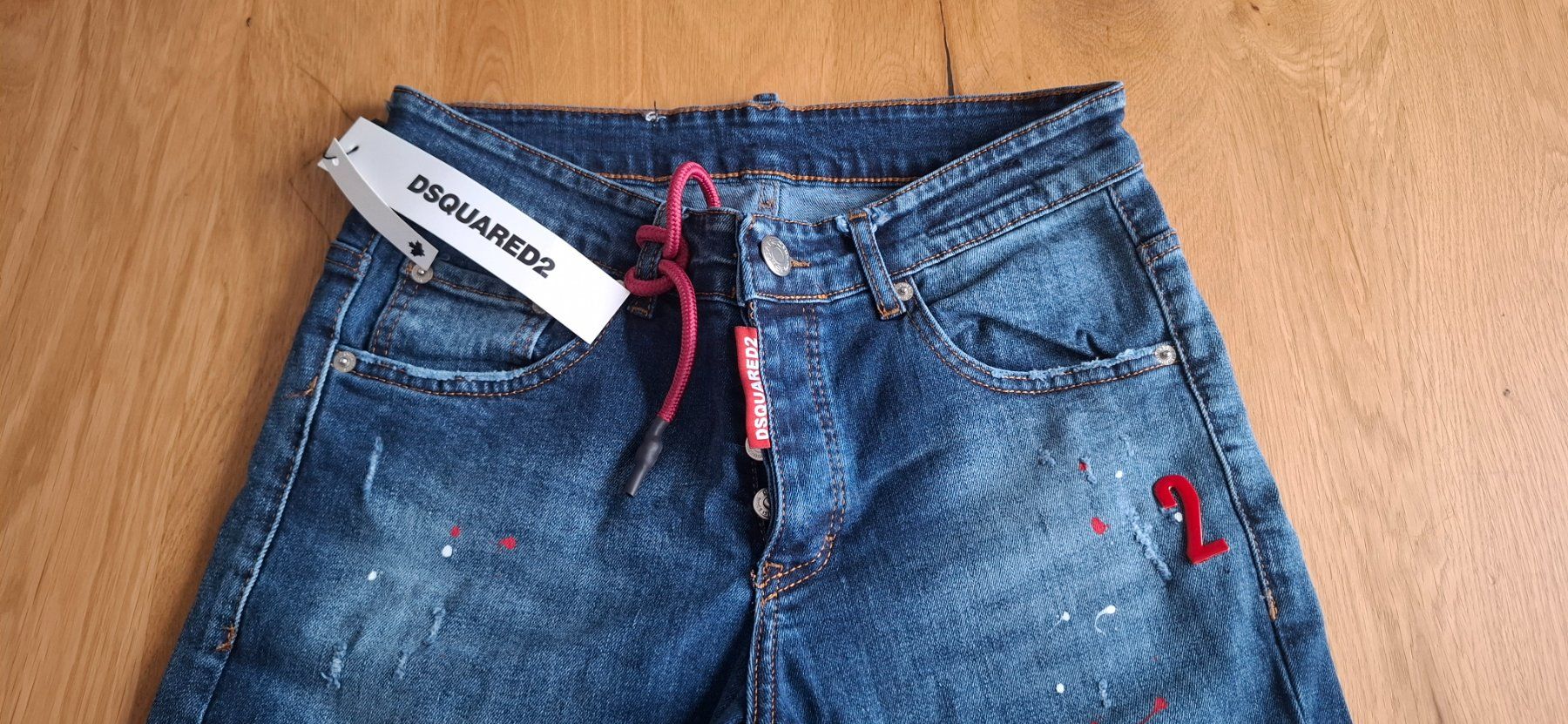 Jeans: Dsquared2 Jeans blau mit Paint-Effekt gebraucht – Usato da Muttenz venduto da Backer007 3