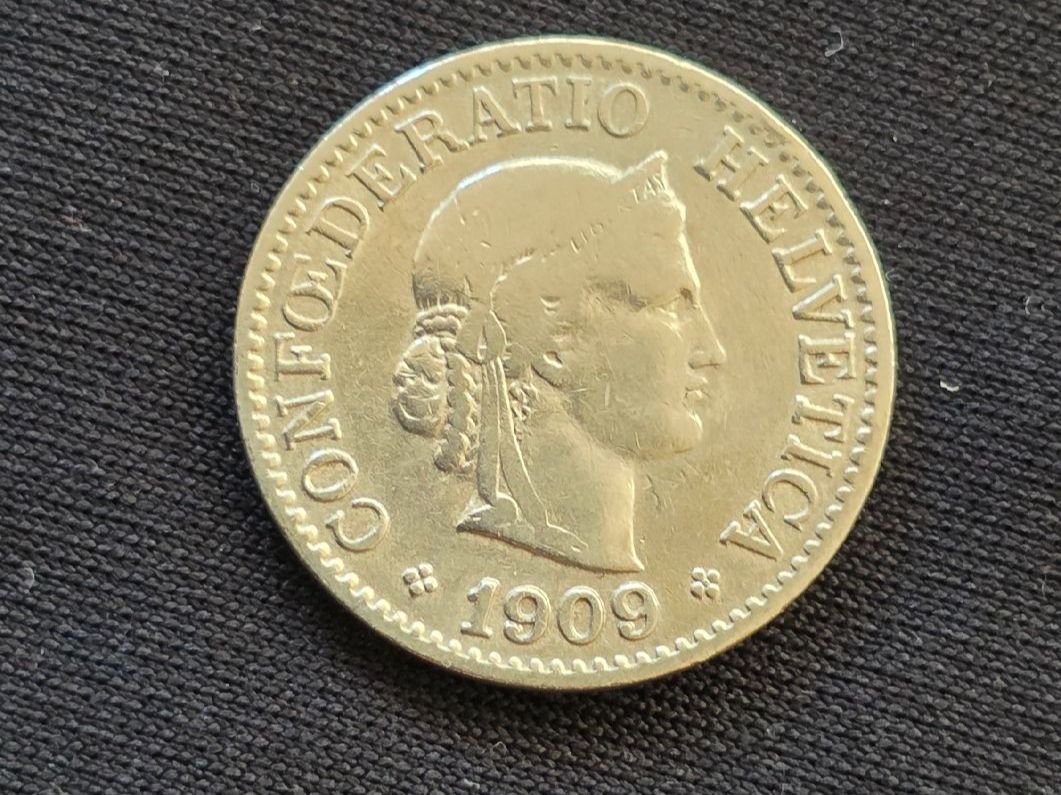 Tutti le monete: 10 cts 1909 – Usato da Genève venduto da bbastos