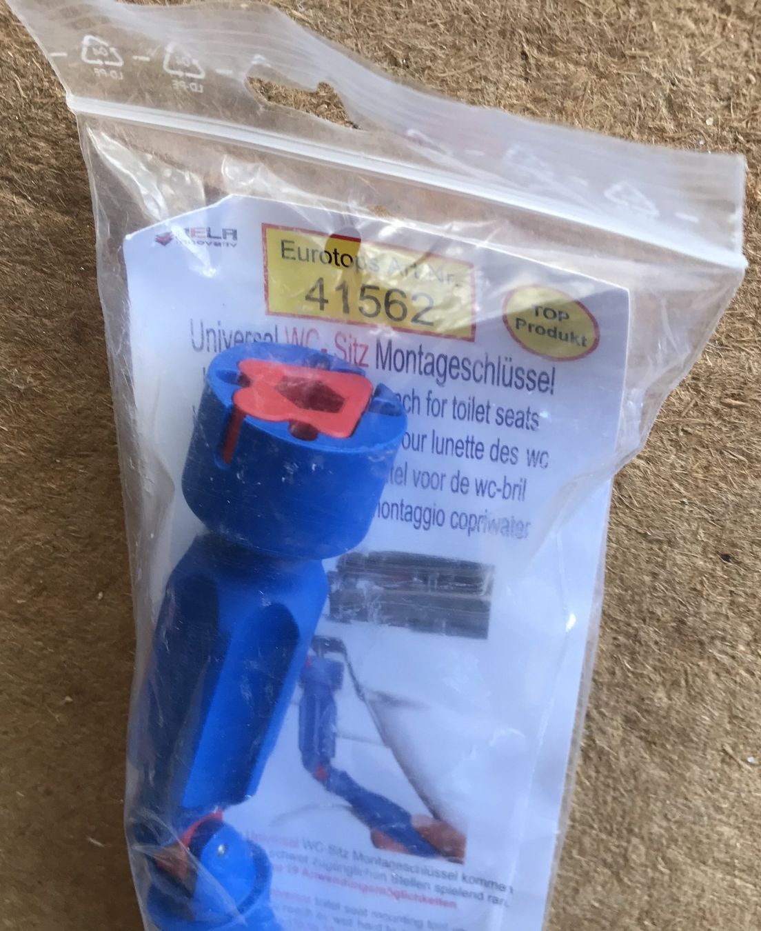WC: WC-SITZ MONTAGESCHLÜSSEL NEU & ORIGINALVERPACKT – Nuovo e nell'imballaggio originale da Ostermundigen venduto da Wyatt-Earp 4
