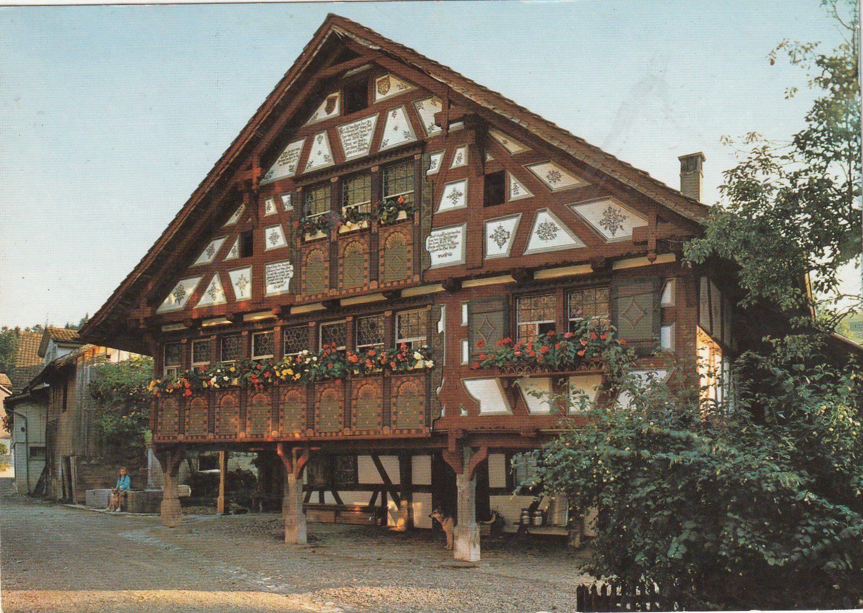 Cartoline postali: Haus Burgau bei Flawil – Usato da Lumbrein venduto da made02