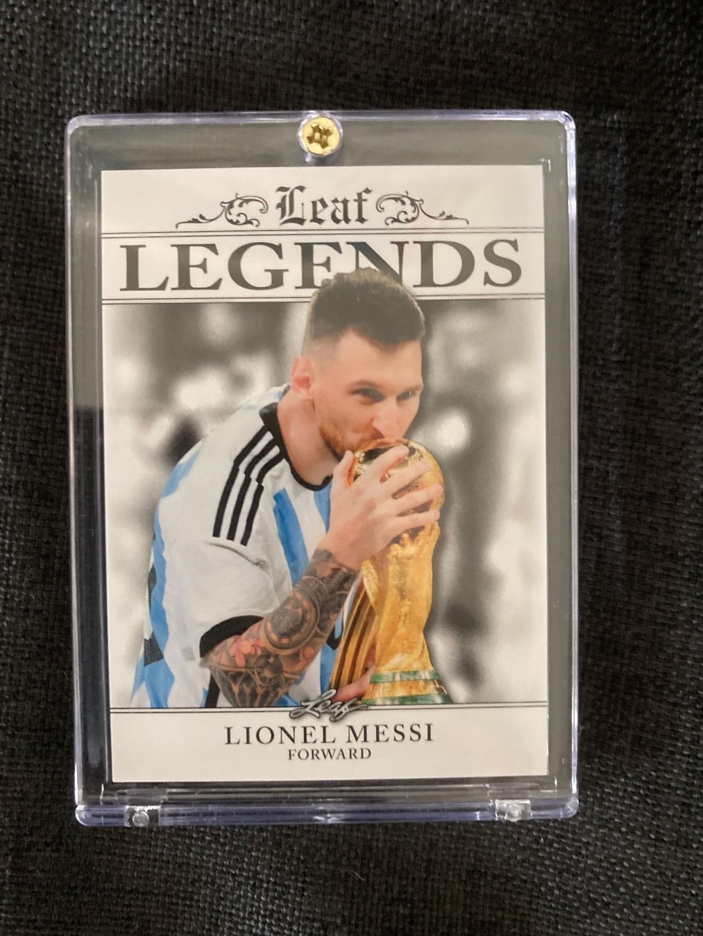 Sammelbilder & Trading cards: Lionel Messi Argentinien Leaf Legends Plakette – Neu und originalverpackt aus Reinach BL von RetroGamesSportsMore 2
