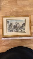 Historischer kolorierter Stich „Basel“ – Stadtansicht