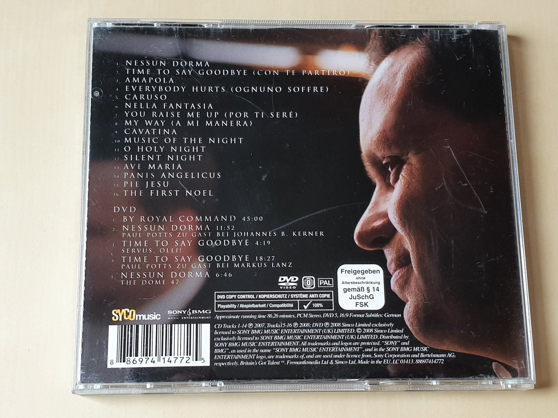 CD: Paul Potts One Chance CD + DVD – Usato da Stansstad venduto da collectorsshop 1