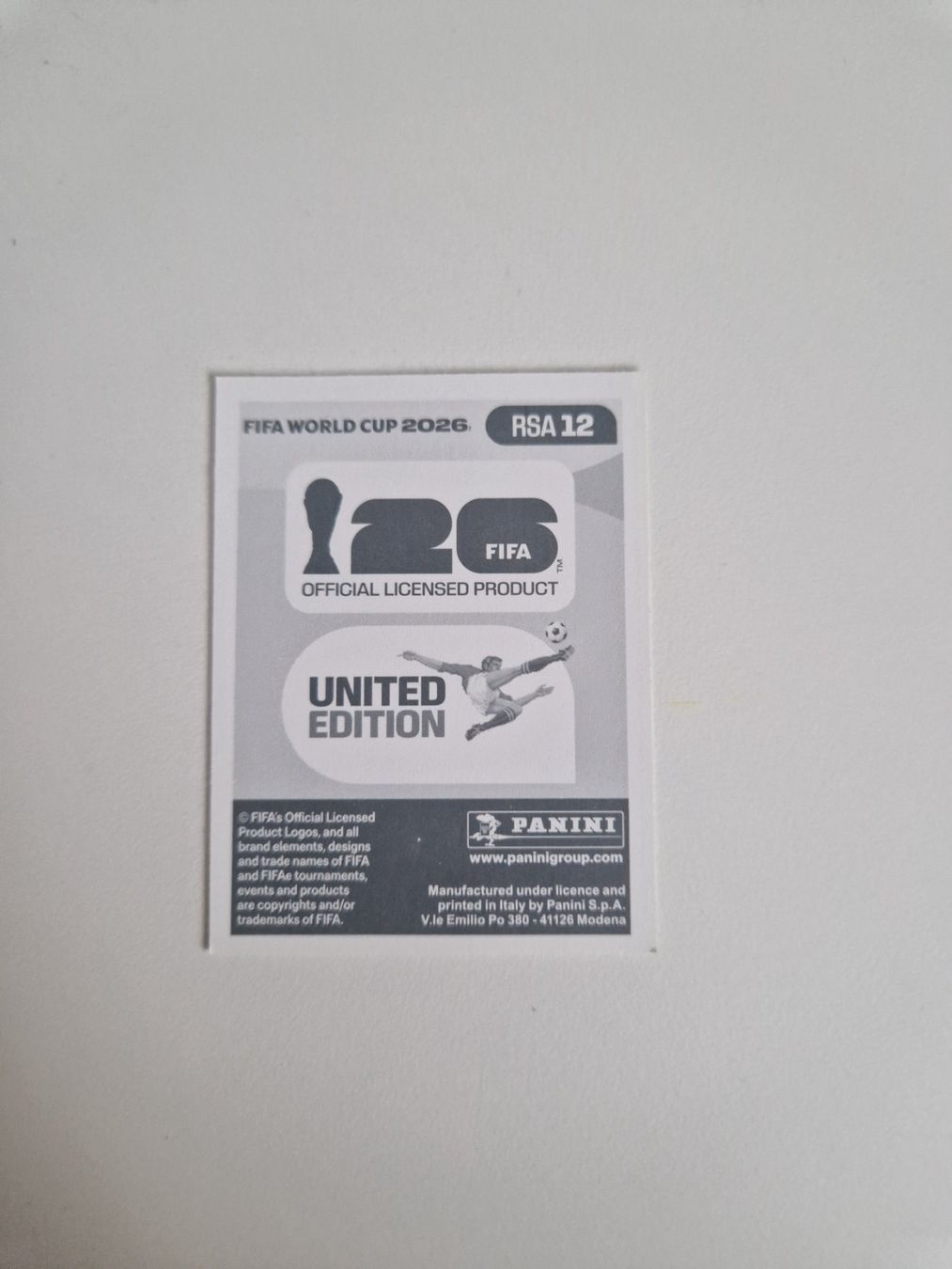 Panini Cartes à collectionner: Panini Sticker RSA12 – Neuf (Voir description) à Stüsslingen par white_angel86 1