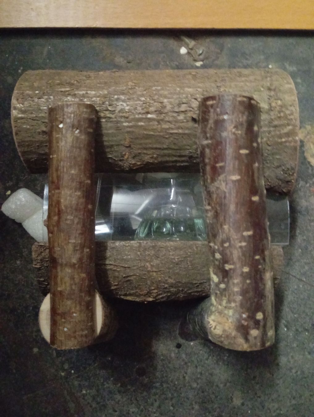 Tutte le decorazioni: Holz Bank mit Schnapsgläser  – Nuovo e nell'imballaggio originale da Winterthur venduto da pjuma01 3
