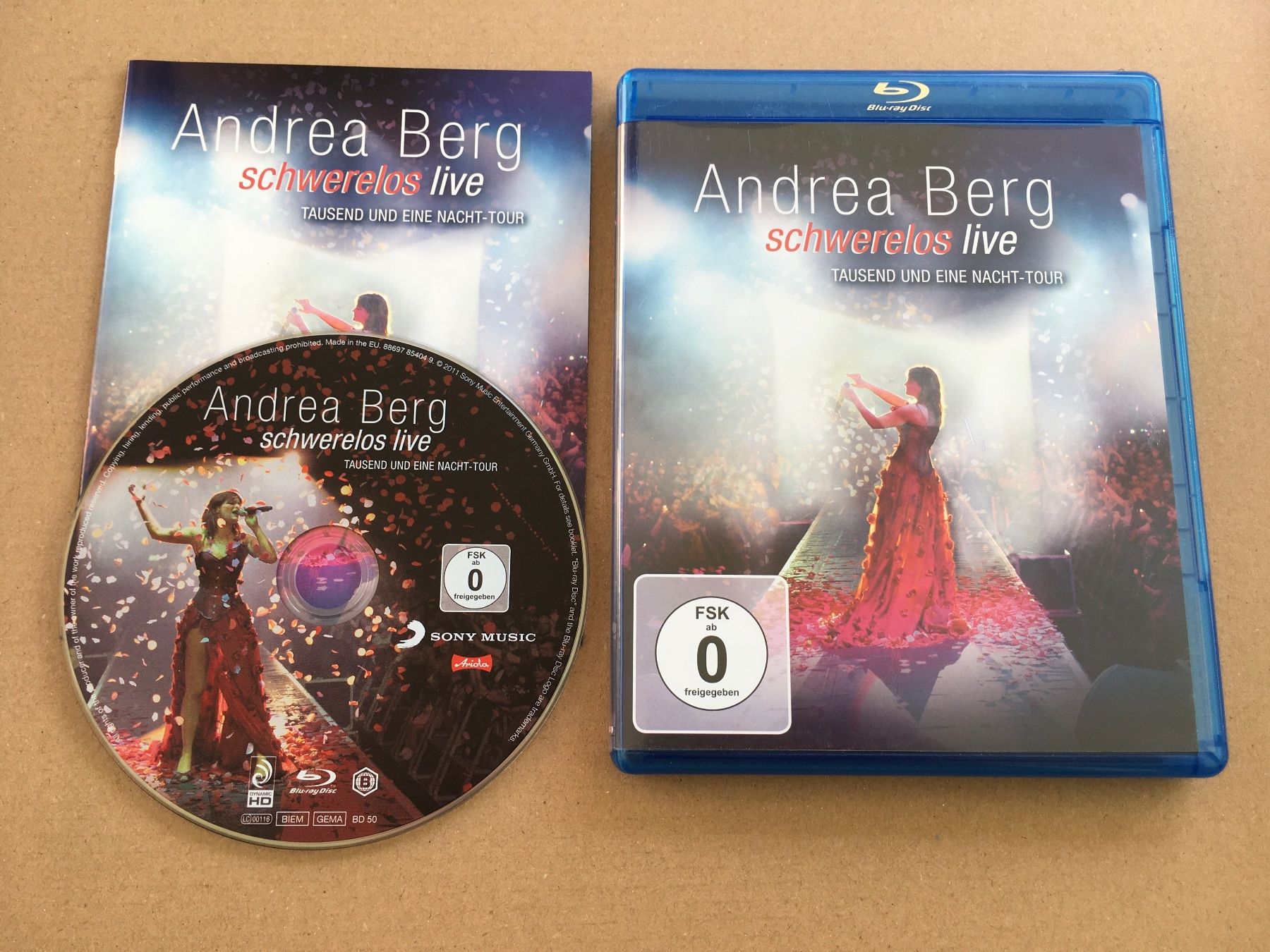 Tutti i DVDs: Andrea Berg - Schwerelos Live [Blu-ray] – Usato da St.Gallen venduto da MedienJoe