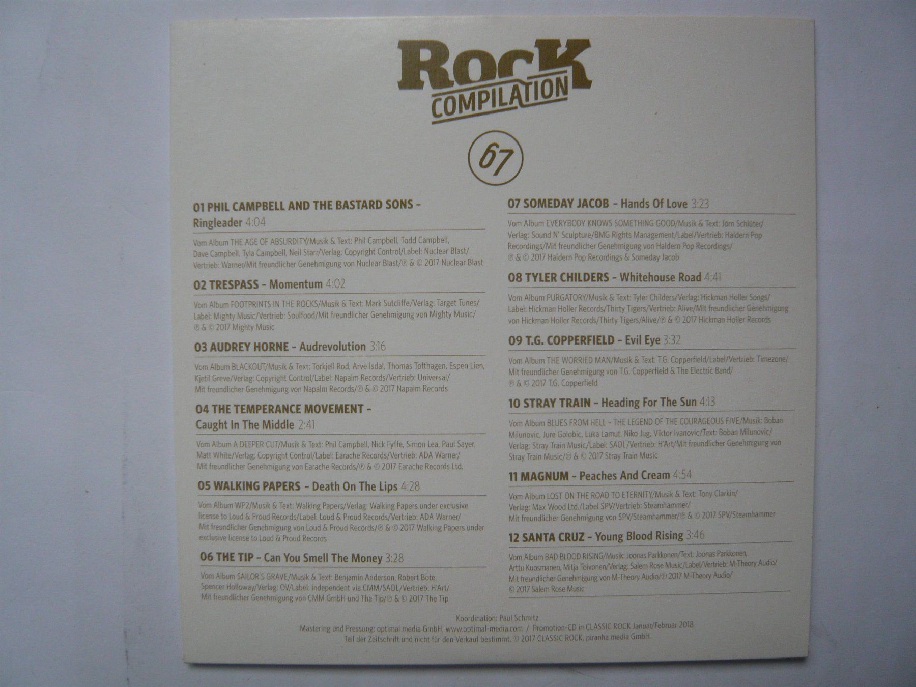 CD: Various 4 CD Classic Rock Compilation – Usato da Winterthur venduto da Cajun 1