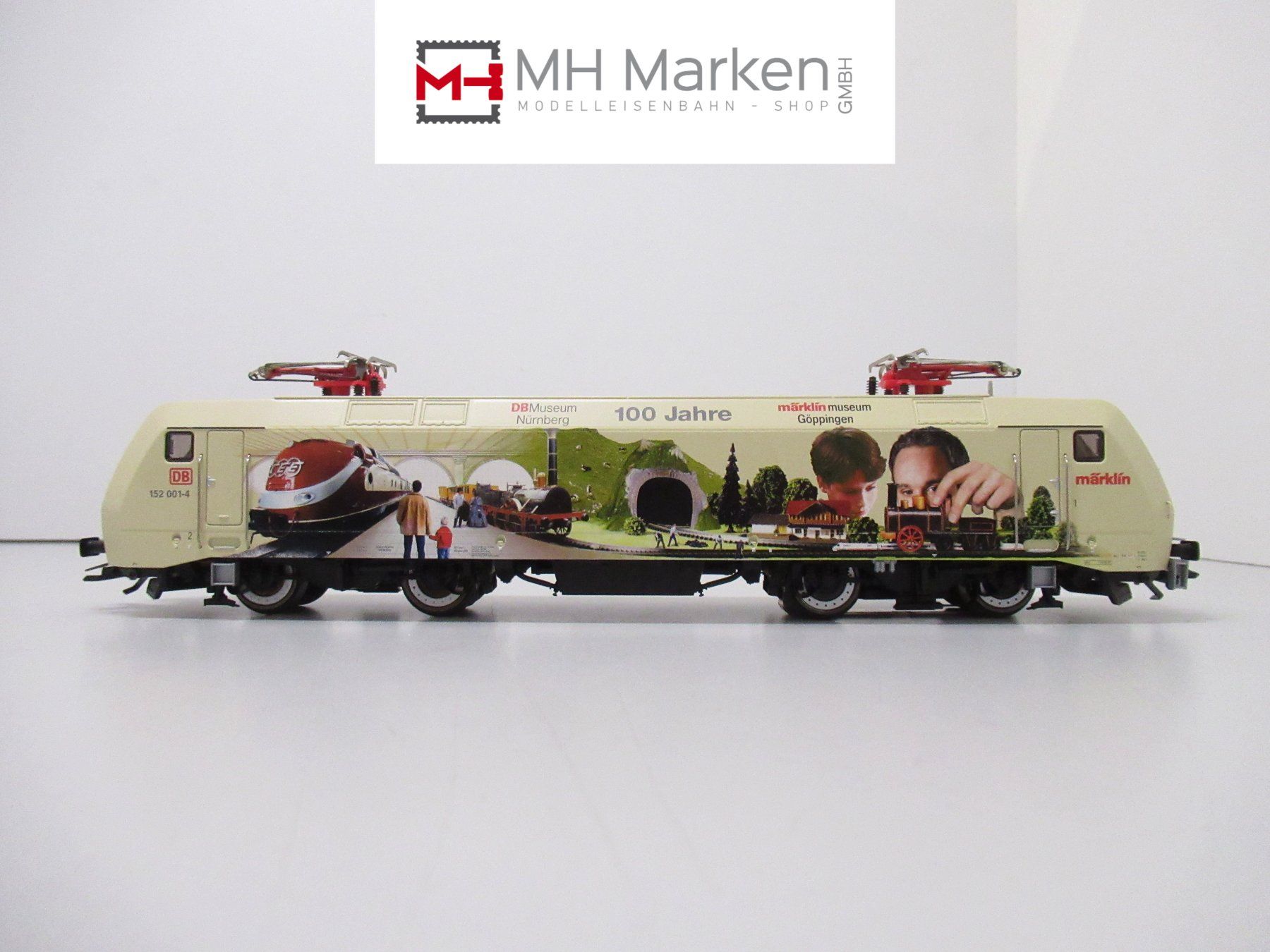Märklin 37352 E-Lok BR 152 DB 100 Jahre Museum Digital AC H0 (Gebraucht ...