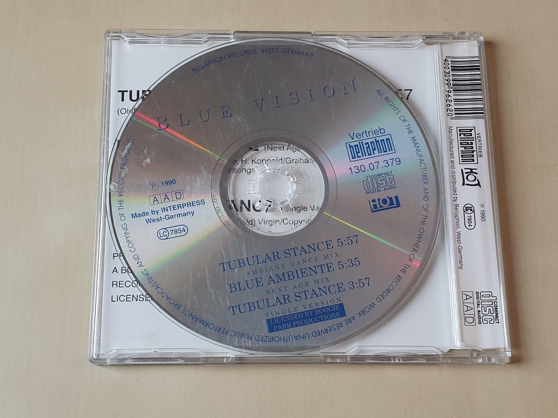 CD: Blue Vision Tubular Stance – Usato da Stansstad venduto da collectorsshop 1
