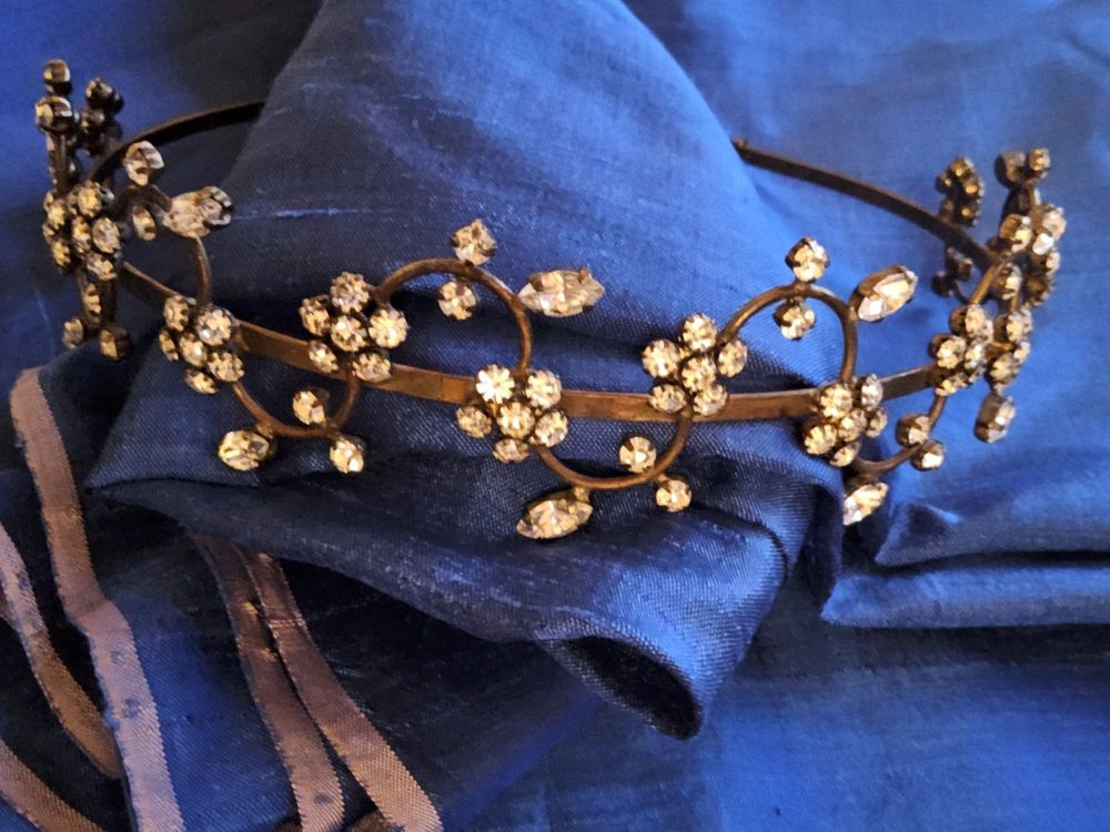 Great Gatsby Haarreif Art Deco – Schwarz/Gold Mit Kristallperlen, 1920er Jahre Style, Für Kostüme & Partys