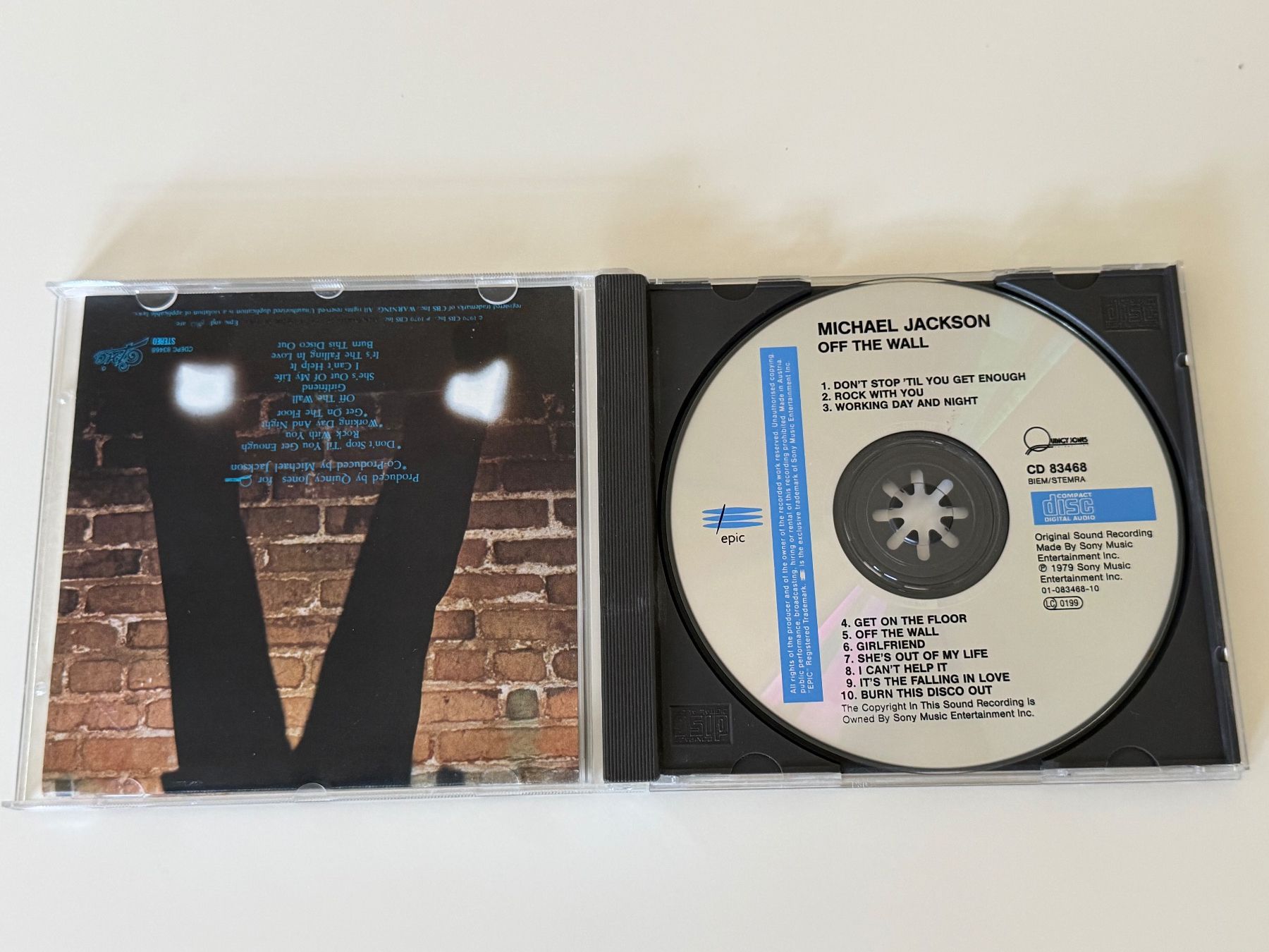 CDs: Michael Jackson Off The Wall CD – Gebraucht aus Altstätten SG von sheamus 2