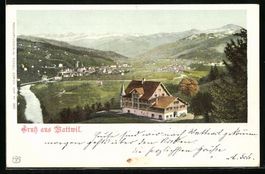 AK Wattwil, Panorama, 1900