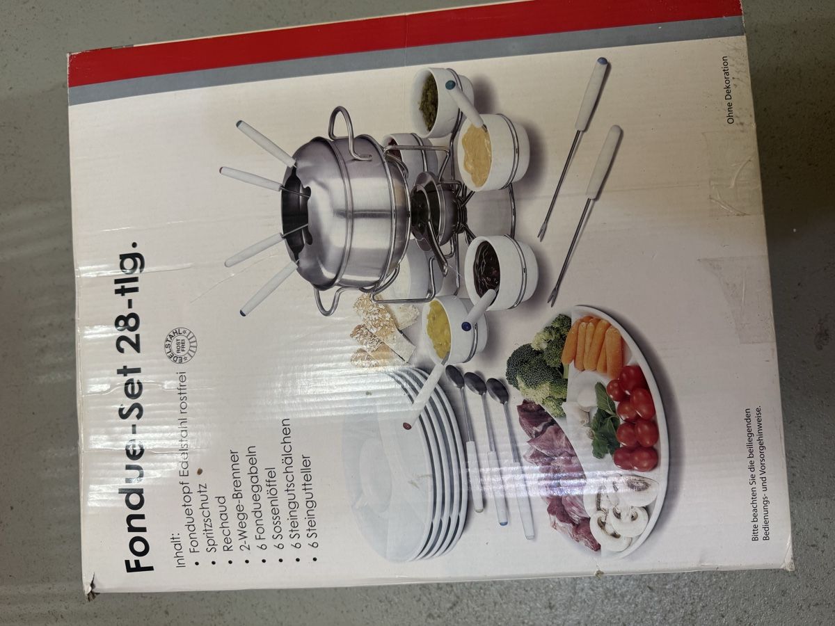 Geschirrsets: Fondue Set fastneu – Gebraucht aus Emmenbrücke von Laurelo 1