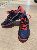 ASICS Hallenschuhe blau rot Grösse 38 guter Zustand