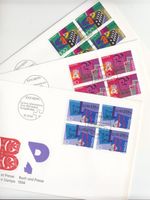 SBK 860 - 862 im 4er-Block FDC