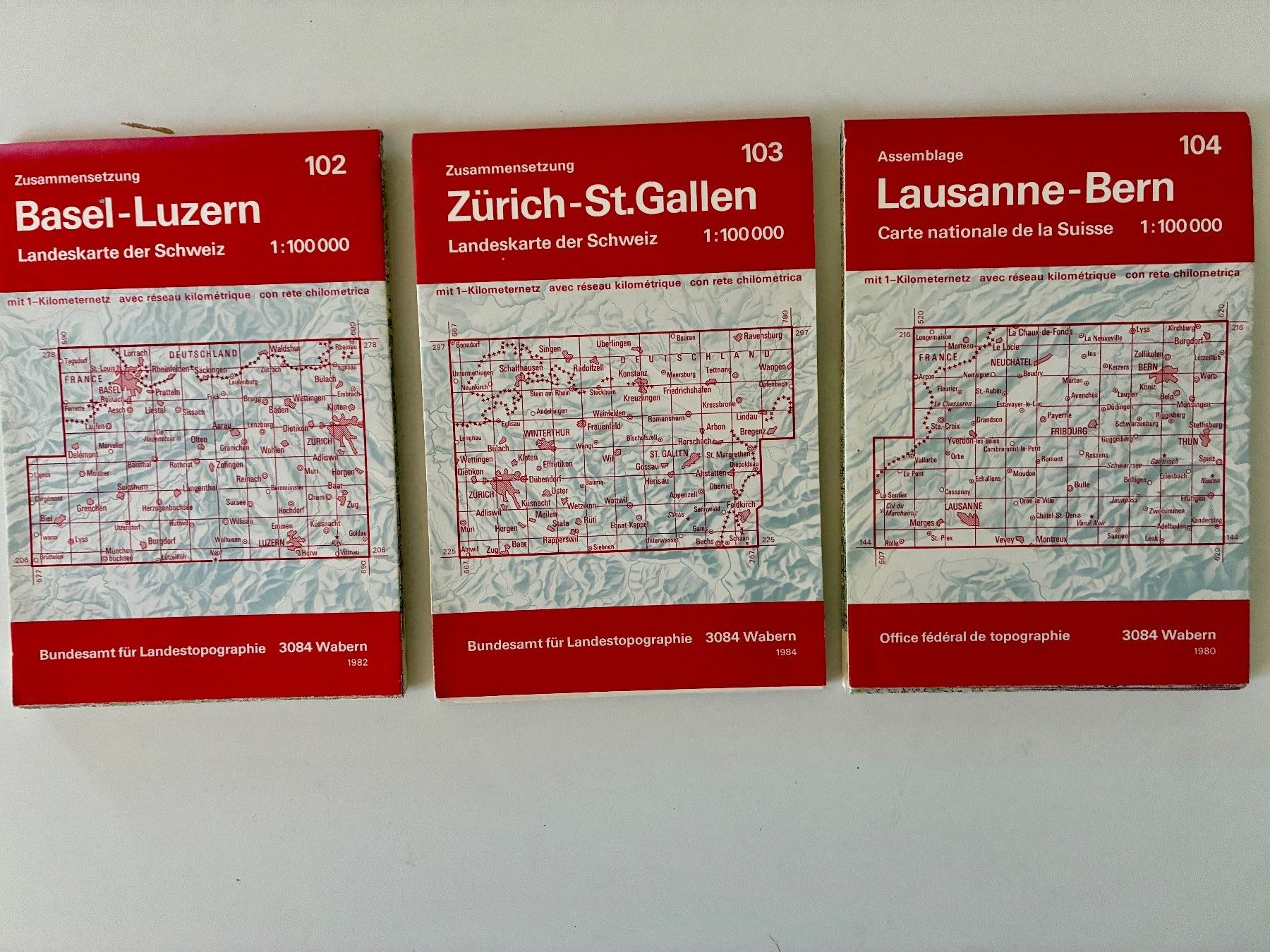 Cartine & Atlanti: Diverse Schweizer Karten – Usato da Ammerzwil BE venduto da Frama0 4