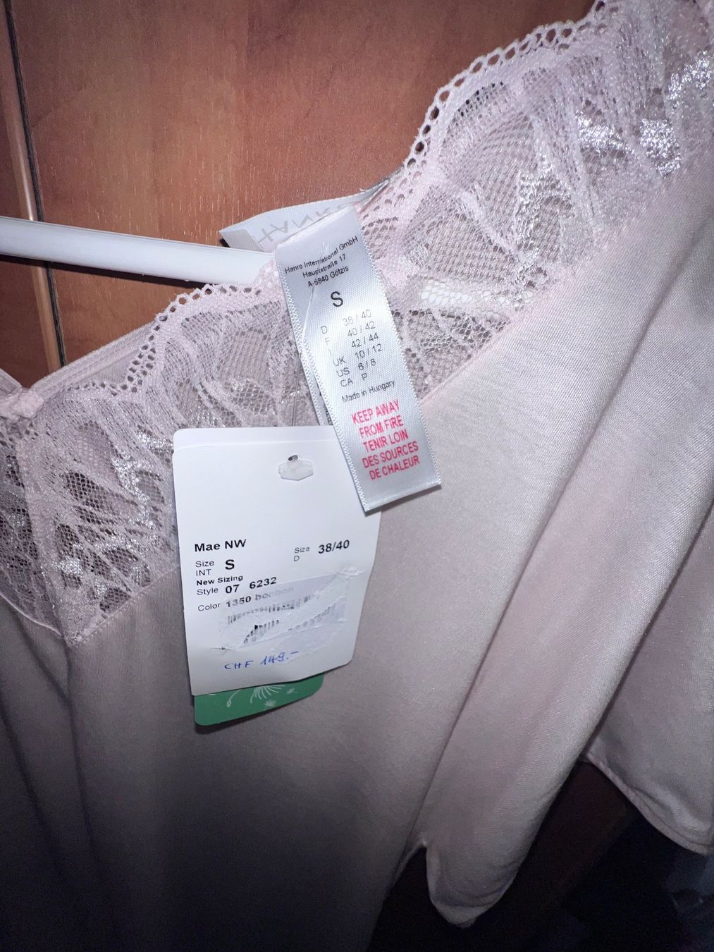 Hanro Negligees & Pyjamas: Nachthemd HABRO S neu – Neu (gemäss Beschreibung) aus Dornach von samuti 3