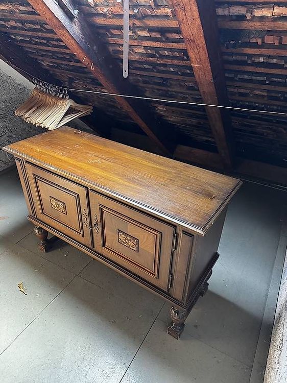 Vintage Holz Kommode 120cm Breit 2