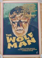 THE WOLF MAN. Poster. DIN A3. Horror Movie