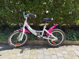 Kinderfahrrad Crosswave Magic Girl 16 Zoll weiss/pink