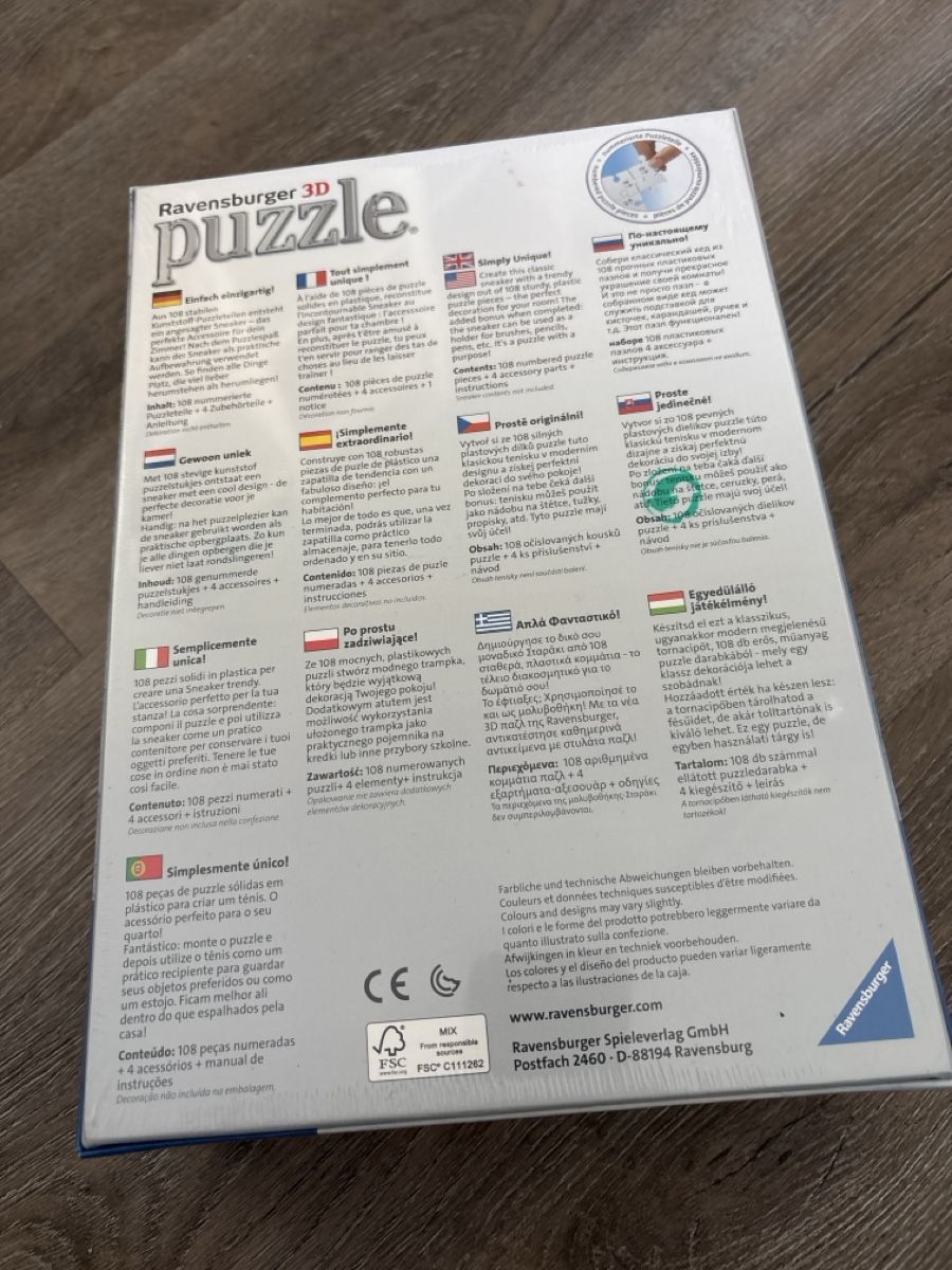 Ravensburger Puzzle: Ravensburger 3D- 8-99Jahre Neu und unopened – Nuovo e nell'imballaggio originale da Baden venduto da frb_2cjk 1