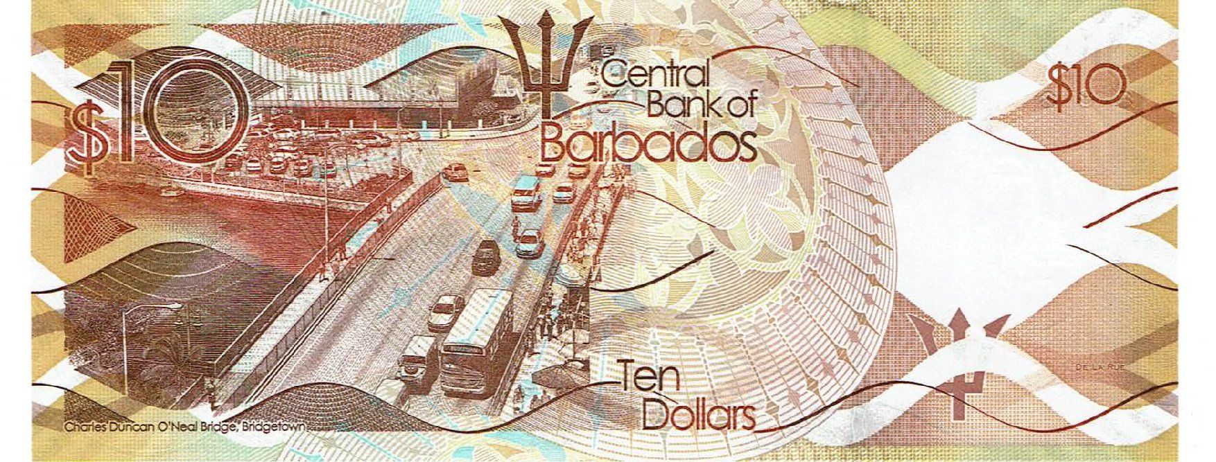 Banconote: Barbados 10 Dollar 2018 P-75c UNZ – Nuovo (secondo la descrizione) da Steffisburg venduto da ber_8htf 1