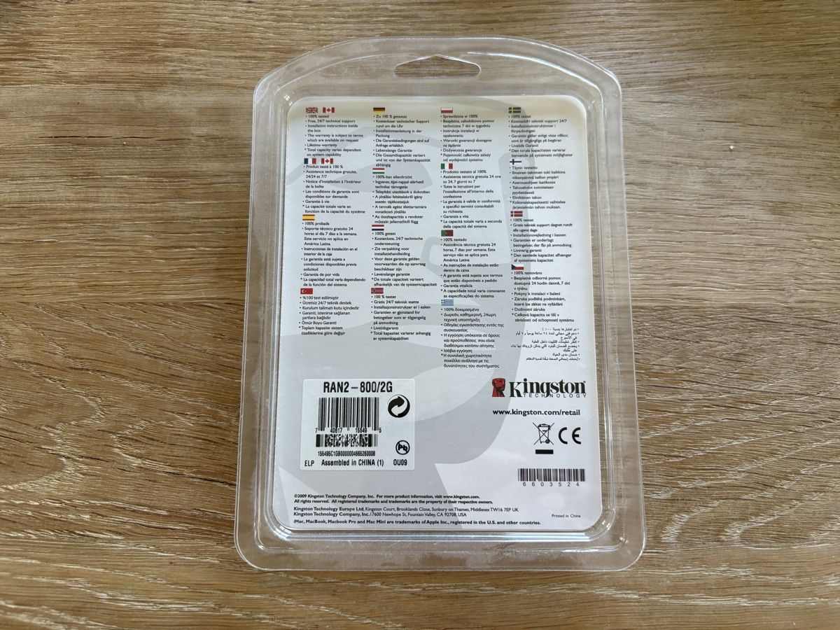 Kingston Mémoires / RAM: Kingston 2GB RAM DDR2 – Neuf (Voir description) à Maennedorf par Petraam 1