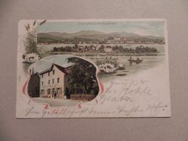 Karte Pfäffikon Bezirk Höfe SZ Gasthaus Schiff 1903