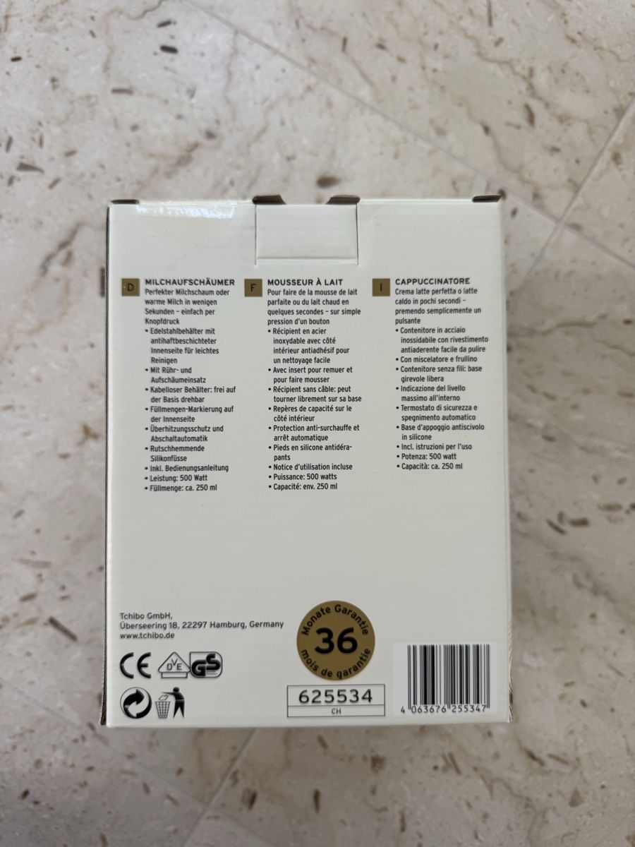 Tchibo Küchengeräte: Elektrischer Milchaufschäumer Tchibo – Neu und originalverpackt aus Zürich von vanessa_uuu 2