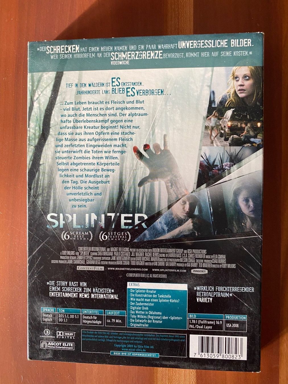 Tous les DVDs: SPLINTER – D'occasion à Affoltern am Albis par Birdy8910 1