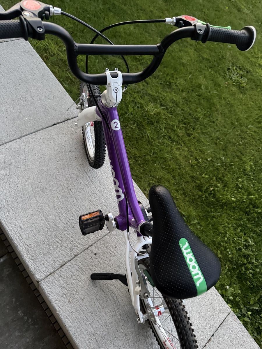 Woom Velos: Woom 2 Kinderfahrrad violett  – Gebraucht aus Scherzingen von janea92 6