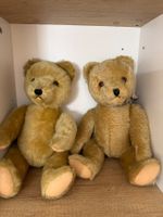 Paar von Vintage-Mohair-Teddybären mit gelenkigen Gliedmaßen