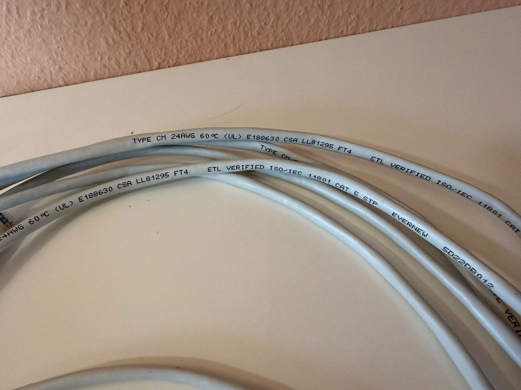 Kabel: Ethernet-Kabel Cat 5 STP 4 Meter 24AWG – Gebraucht aus Langenthal von jannikand 1
