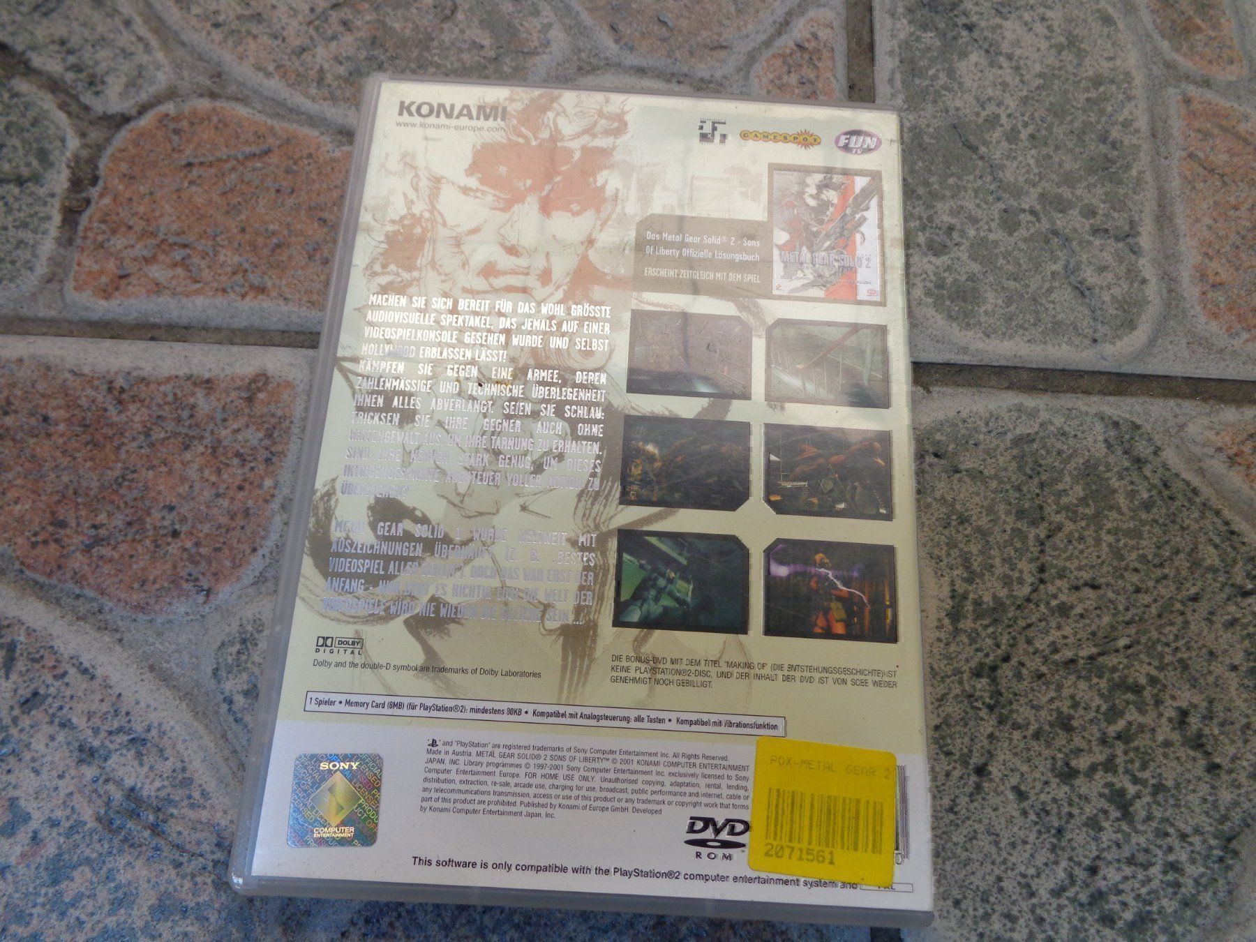 Spiele: Metal Gear Solid 2 - Sons of Liberty PS2 – Gebraucht aus Olten von Disc-Ausverkauf 2