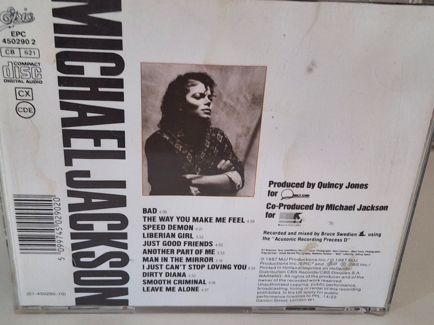 CDs: CD Michael Jackson - Bad – D'occasion à Aarberg par Jackup1 1