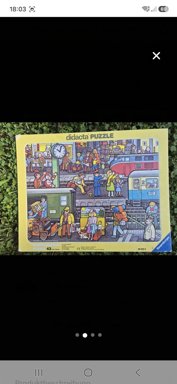 Ravensburger Puzzles: Didacta Puzzles , 3er Set,vintage – Gebraucht aus Villmergen von MONCHHICHI 1