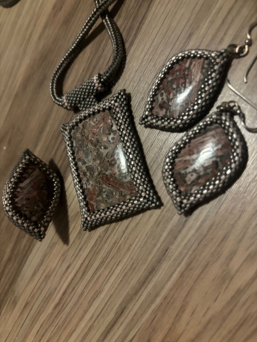 Altri gioielli: Unique piece: handmade, jasper stone, Japanese beads – Nuovo (secondo la descrizione) da St-George venduto da elena27 1