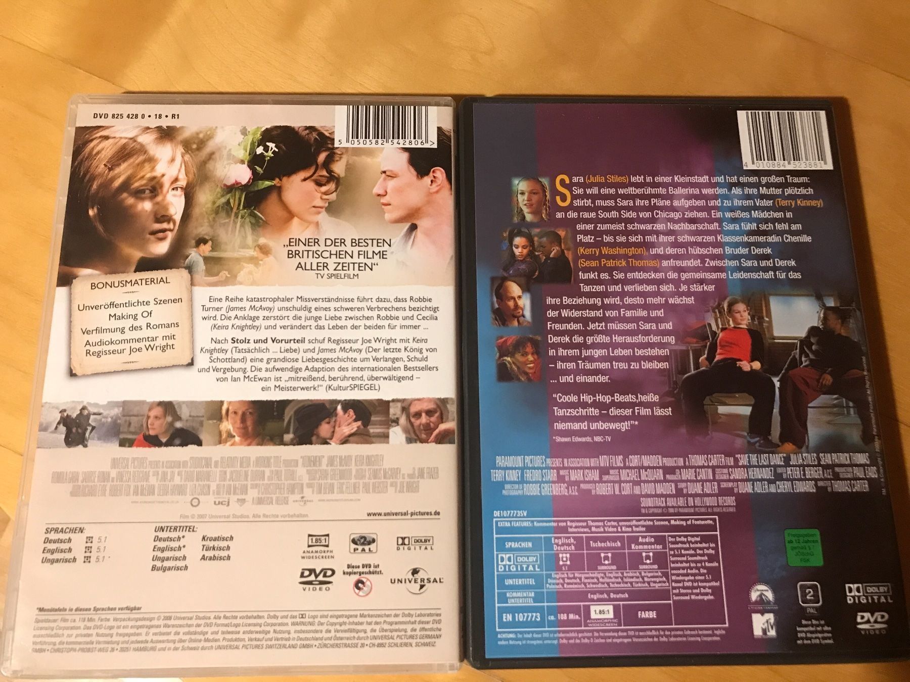 Tutti i DVDs: Save the last Dance, Abbitte – Usato da Schliern b. Köniz venduto da Corinu59 1
