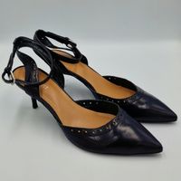 Nine West Damenschuhe Schwarz Grösse 40 Lederpumps wie neu