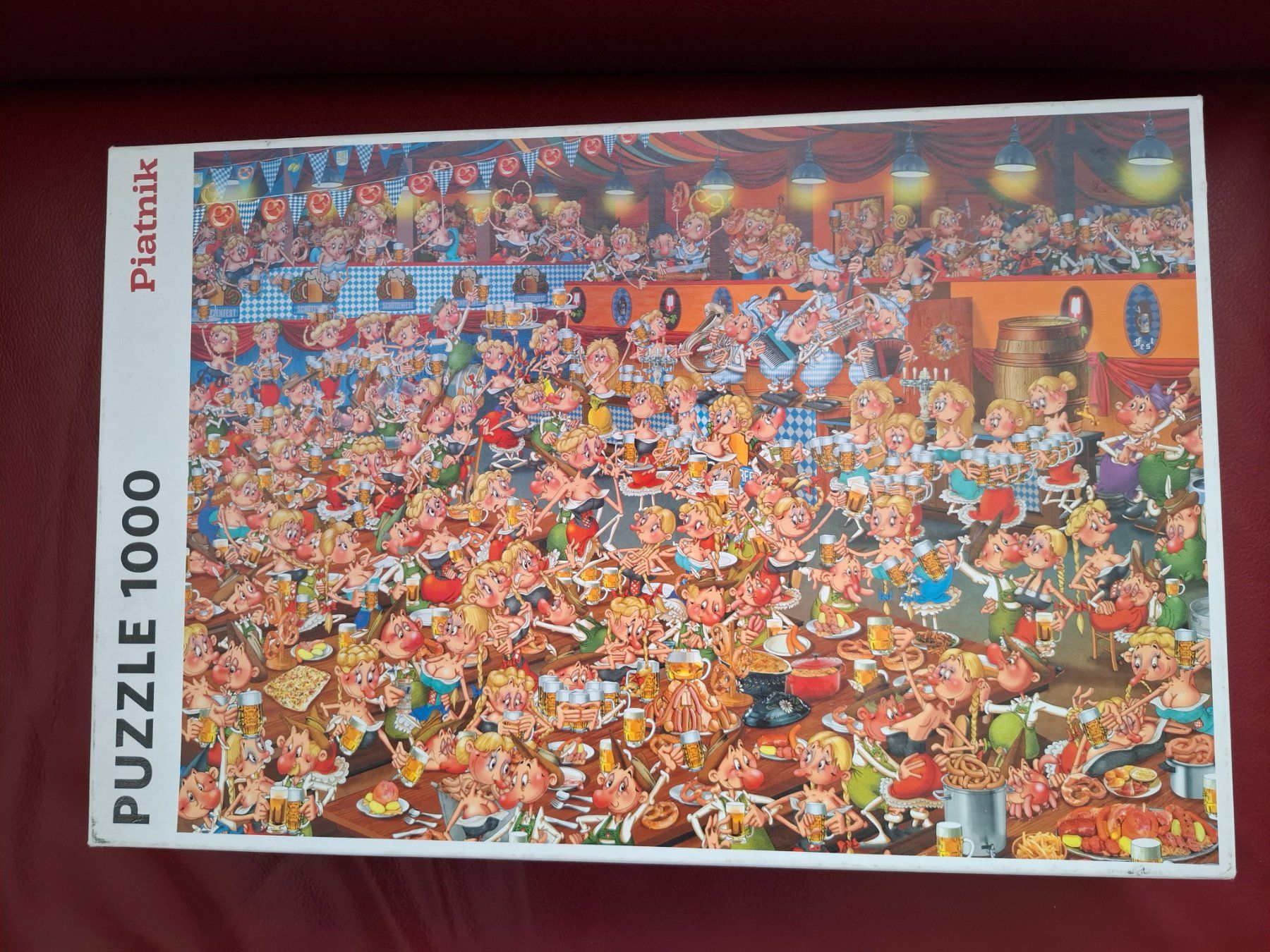 Puzzle: Bayrisches Bierfest Comic Puzzle – Usato da Hinterkappelen venduto da Schampus