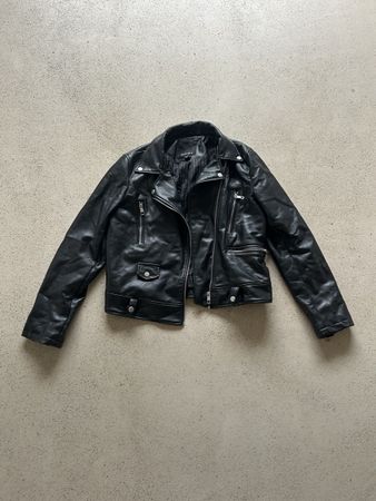 Biker style Lederjacke