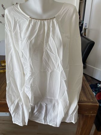 Blouse soie Paul Kehl T42 -neuve couleur écrue / à repasser
